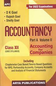 Accountancy Part A- Vol II Class XII( Arya Publications)